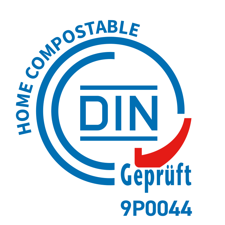 DIN-Geprüft Home Compostable, certification 9P0044